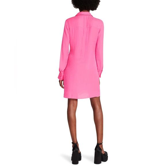 NWT Steve Madden Curious Dress Hot Pink Size Large - Picture 4 of 7